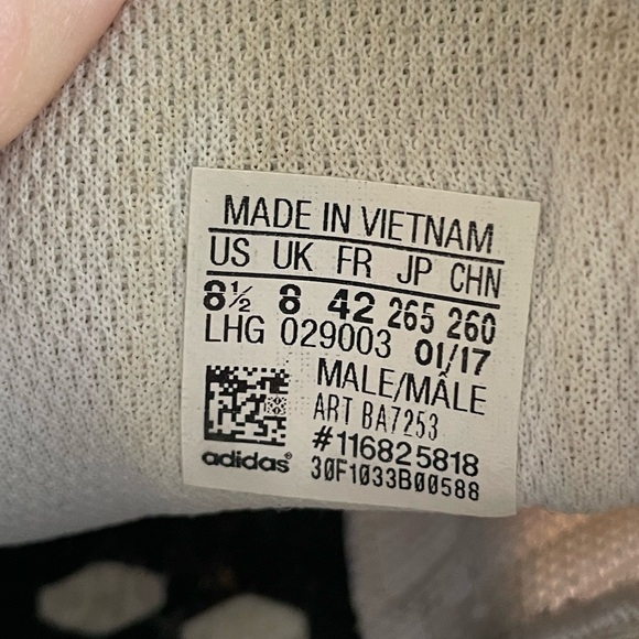 Adidas Men’s NMD R2 White Core Red Two Toned Size 8.5 - Picture 6 of 6